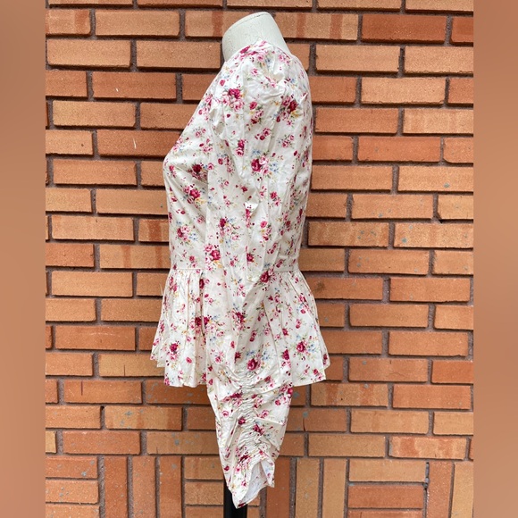 NWT Hyacinth House Floral Peplum Blouse Size XS - Picture 8 of 16